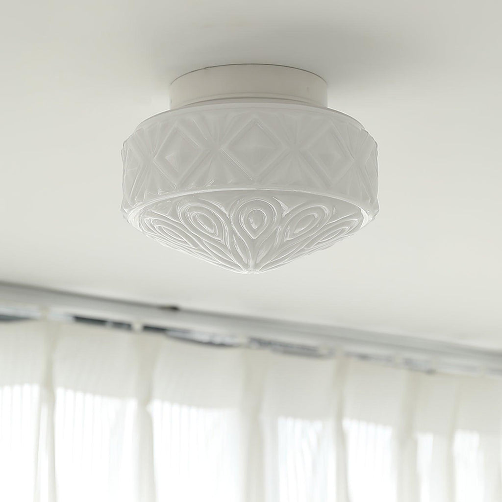 Whitenley Glass Ceiling Light-Moonnatur