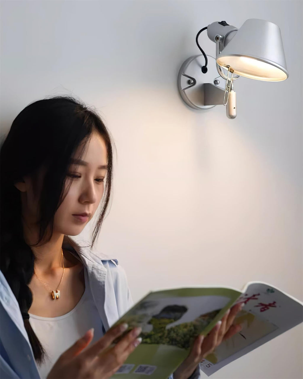 Merreneth Metal Wall Light-Moonnatur