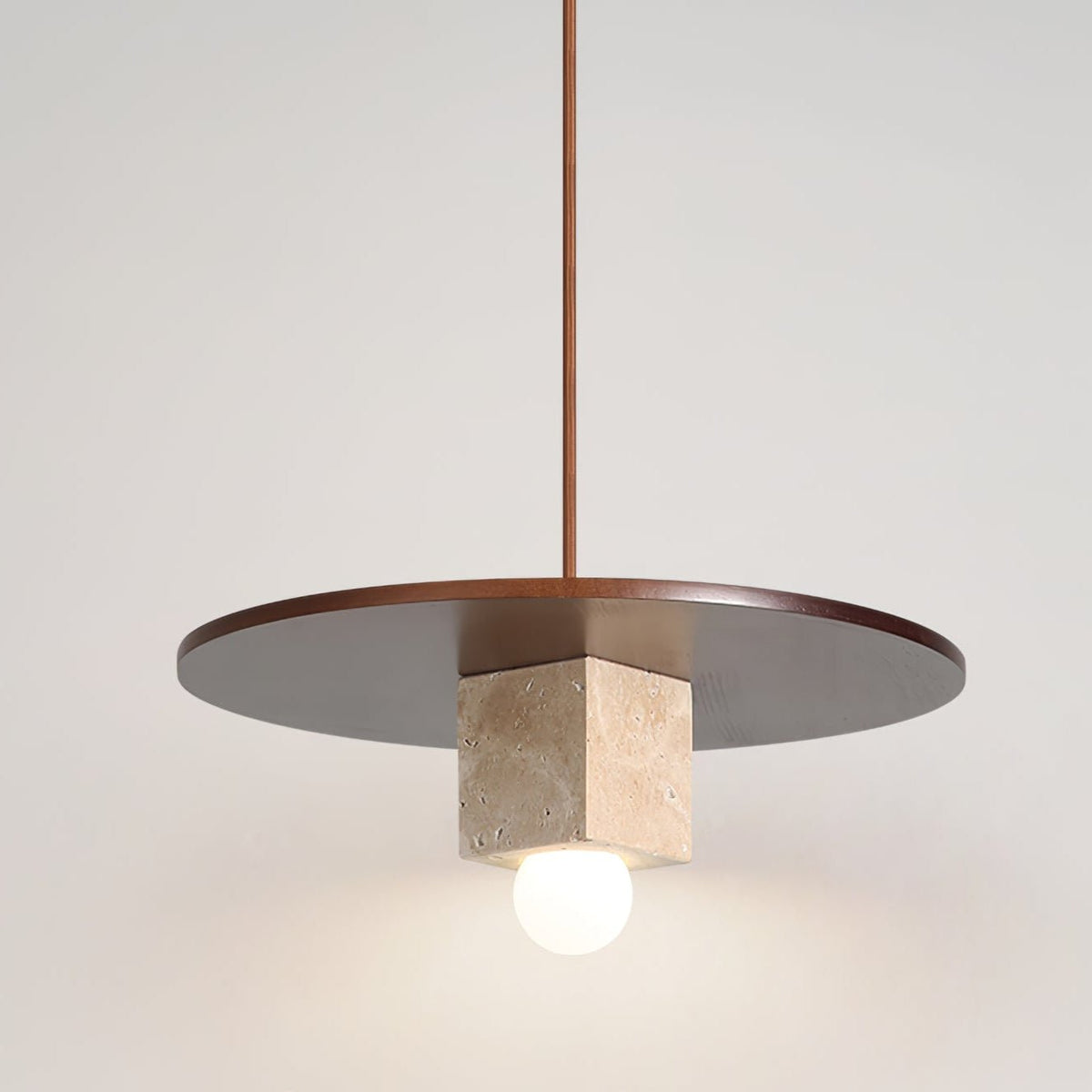 Rardenoria Travertine Pendant Light-Moonnatur