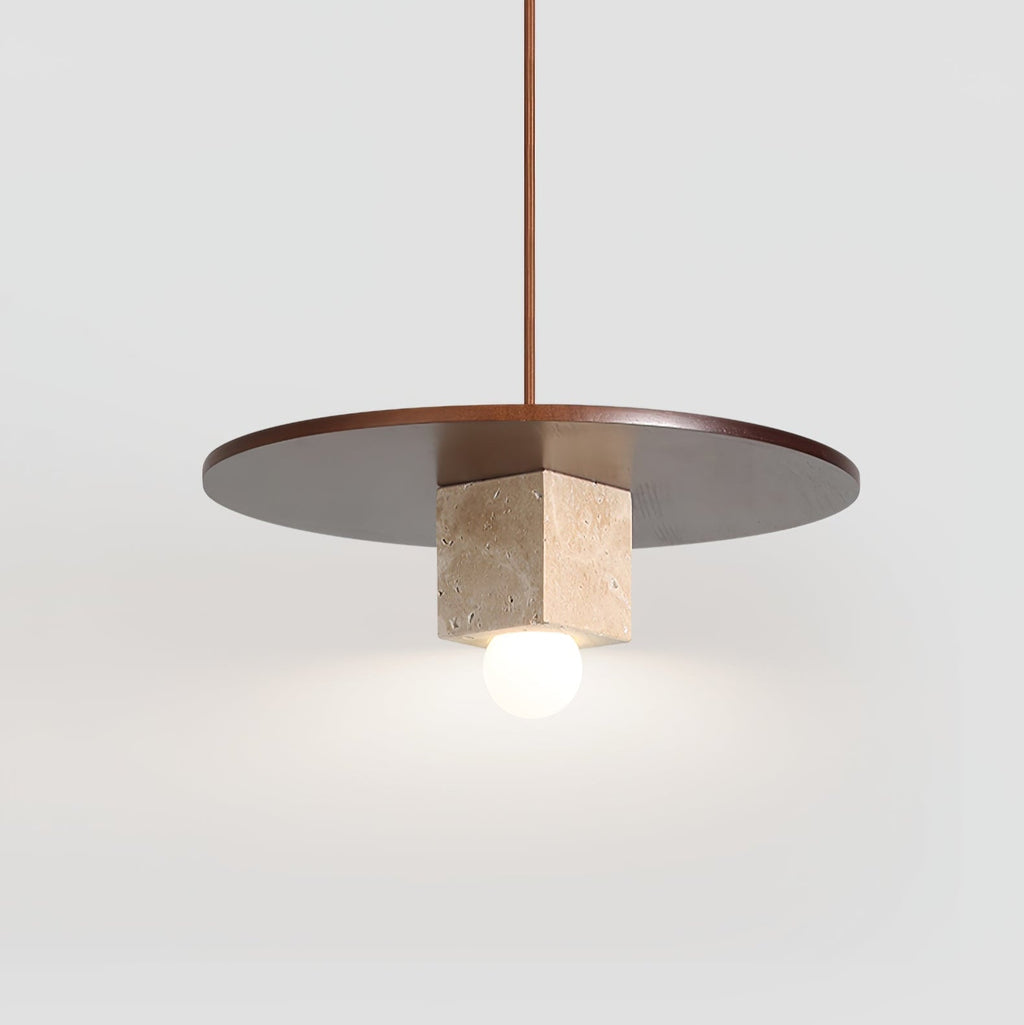 Rardenoria Travertine Pendant Light-Moonnatur