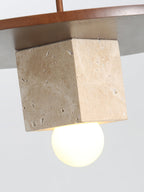Rardenoria Travertine Pendant Light-Moonnatur