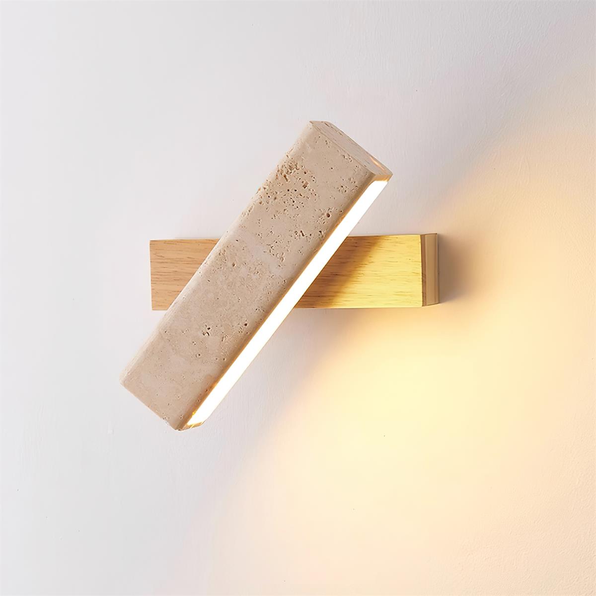 Cavenis Travertine Wall Light-Moonnatur