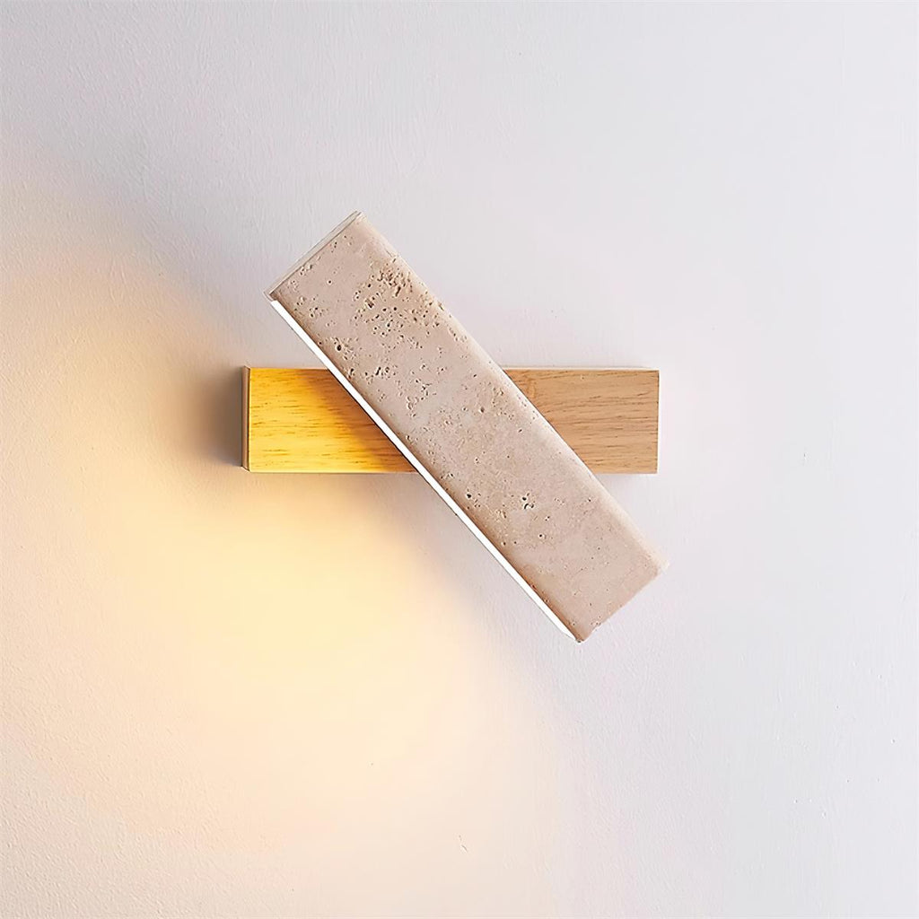 Cavenis Travertine Wall Light-Moonnatur