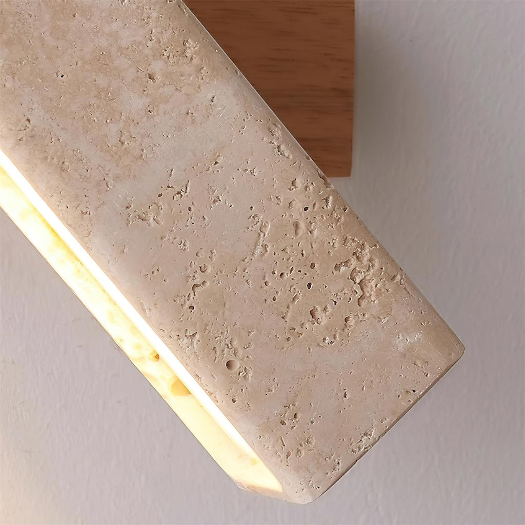 Cavenis Travertine Wall Light-Moonnatur