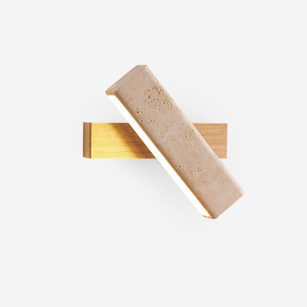 Cavenis Travertine Wall Light-Moonnatur