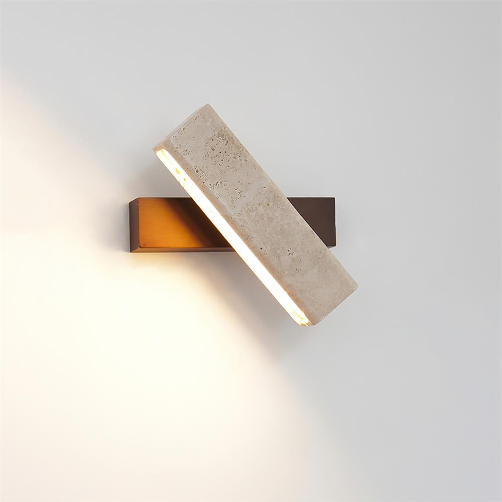 Cavenis Travertine Wall Light-Moonnatur