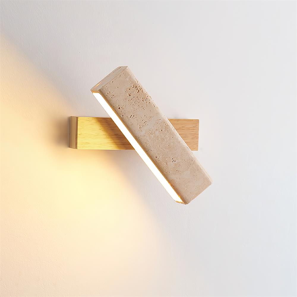 Cavenis Travertine Wall Light-Moonnatur