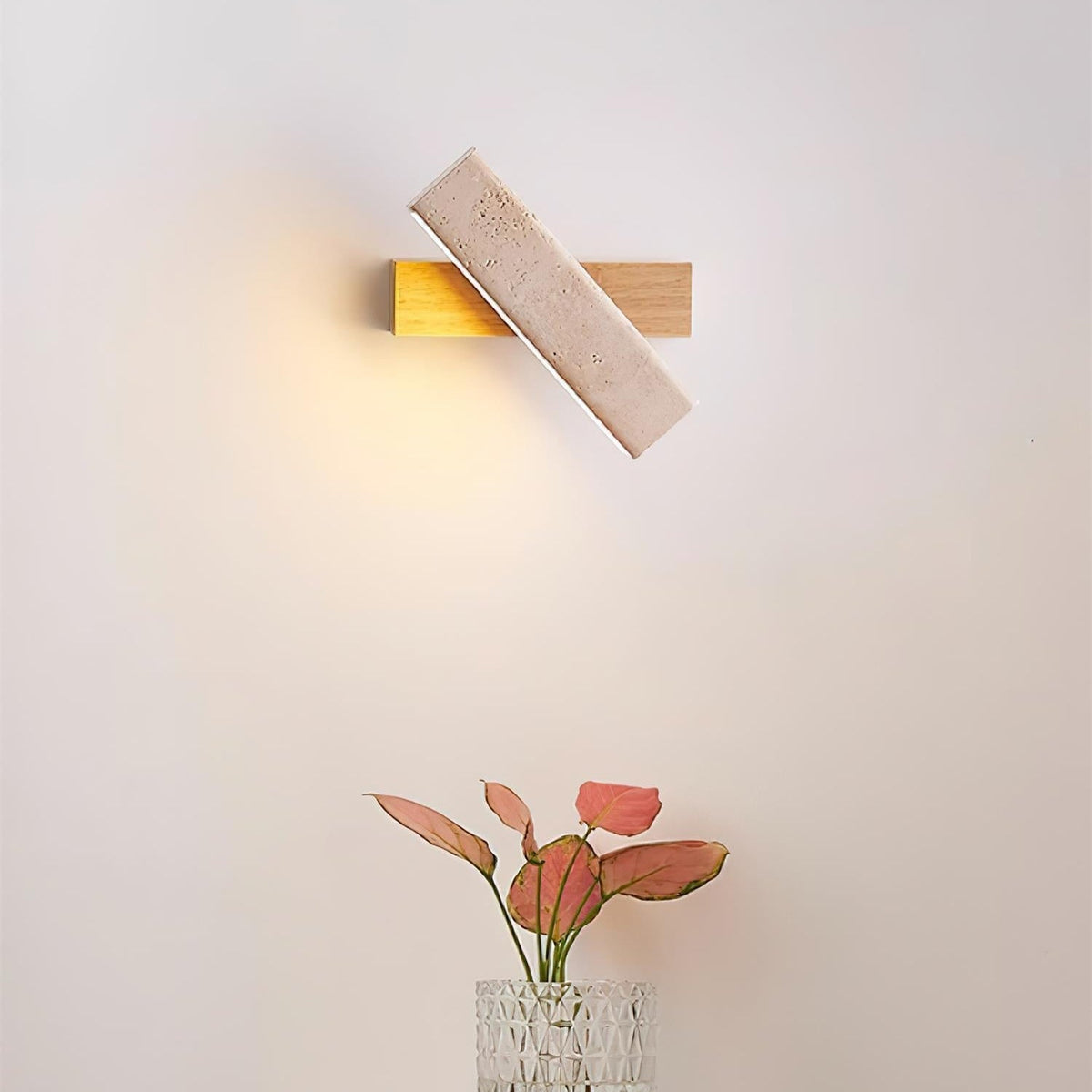 Cavenis Travertine Wall Light-Moonnatur