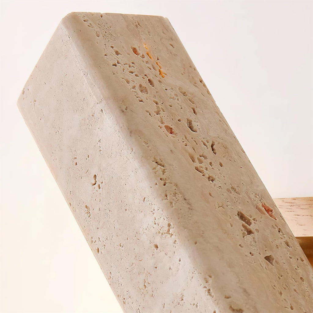 Cavenis Travertine Wall Light-Moonnatur