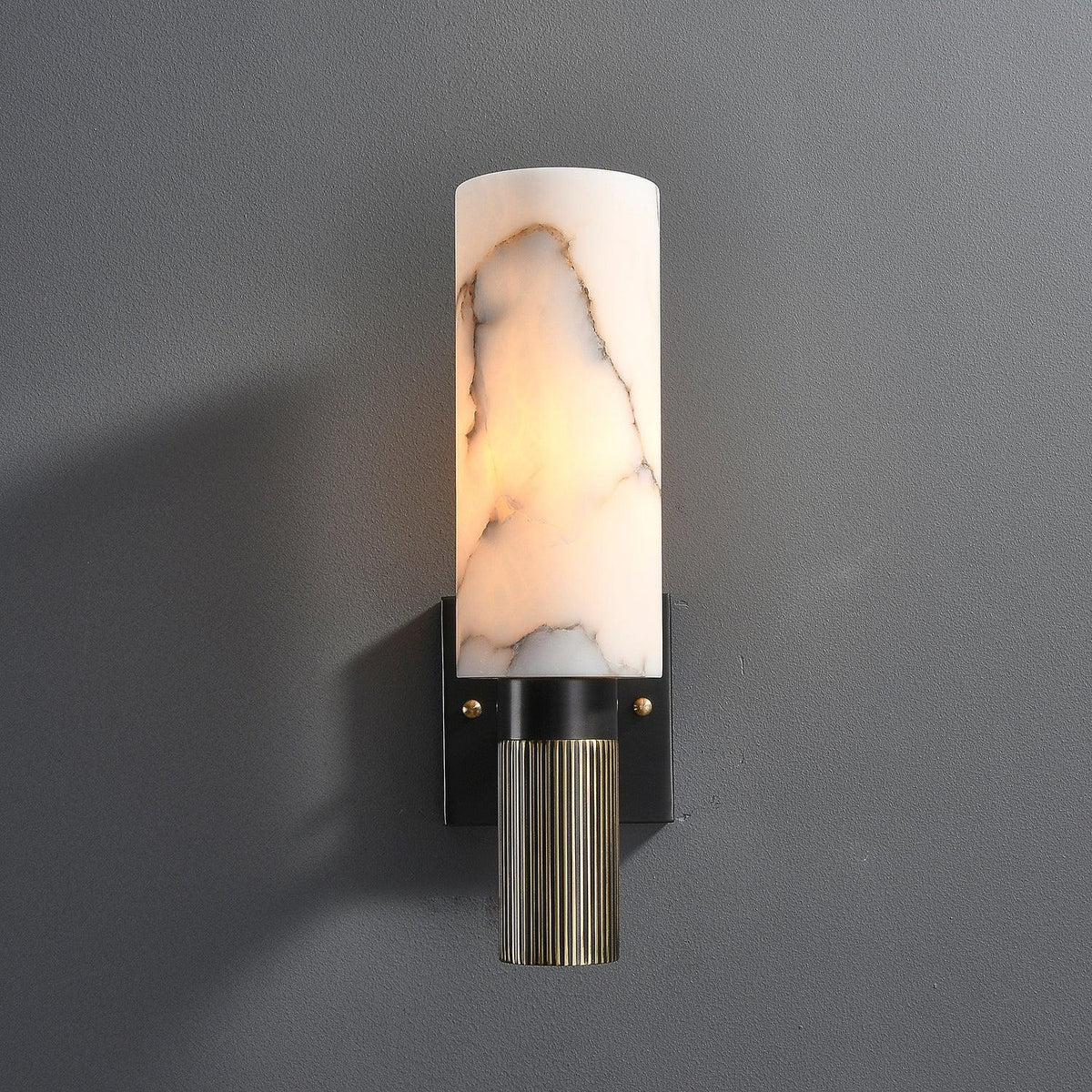 Renverlynne Alabaster Wall Light-Moonnatur