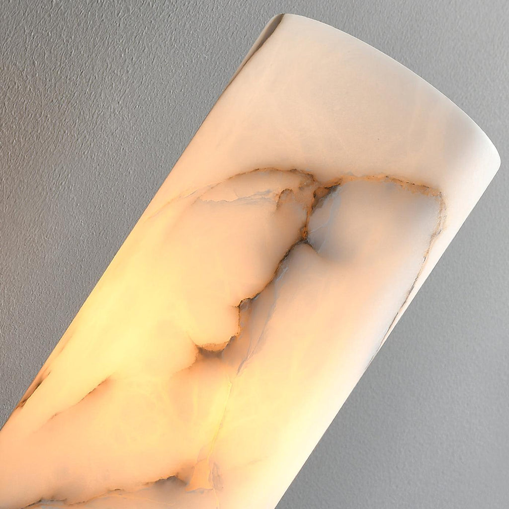 Renverlynne Alabaster Wall Light-Moonnatur