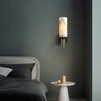 Renverlynne Alabaster Wall Light-Moonnatur