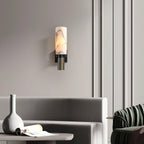 Renverlynne Alabaster Wall Light-Moonnatur