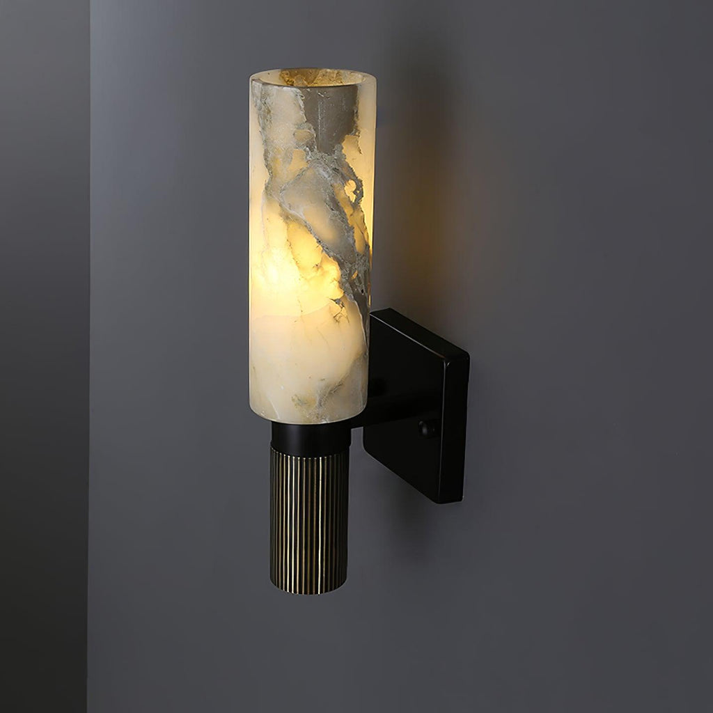 Renverlynne Alabaster Wall Light-Moonnatur