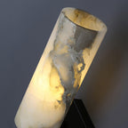 Renverlynne Alabaster Wall Light-Moonnatur