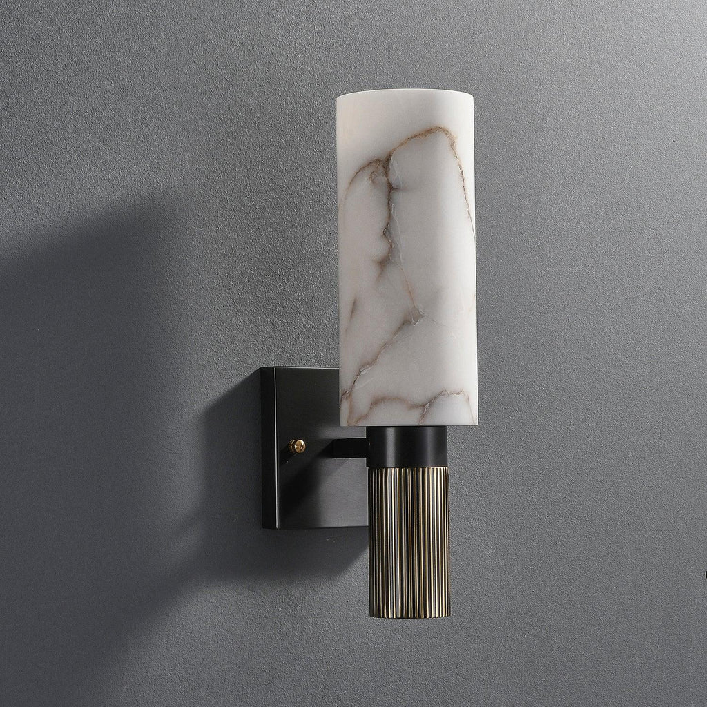 Renverlynne Alabaster Wall Light-Moonnatur