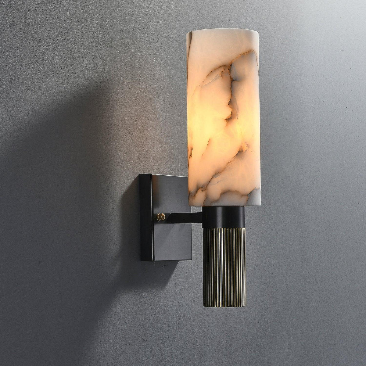 Renverlynne Alabaster Wall Light-Moonnatur
