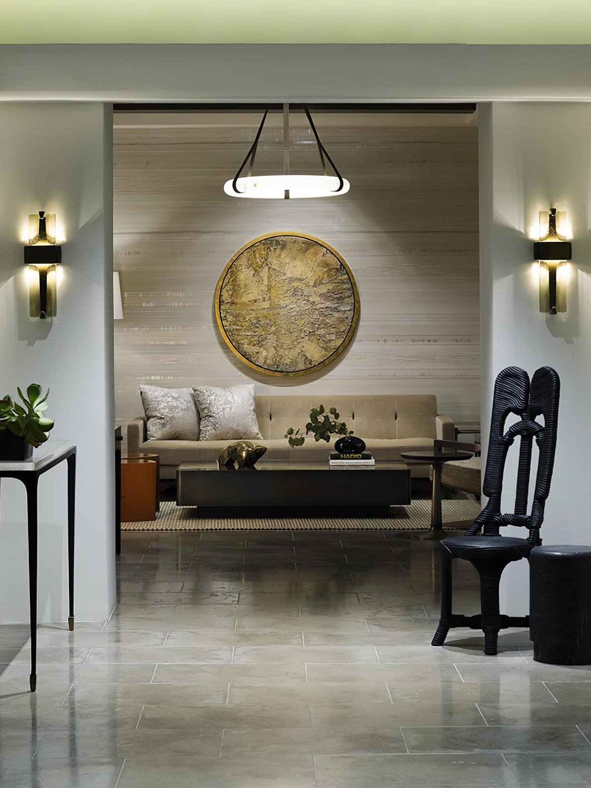 Nareniel Glass Wall Light-Moonnatur