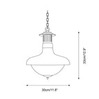 Kilvenwren Glass Pendant Light-Moonnatur