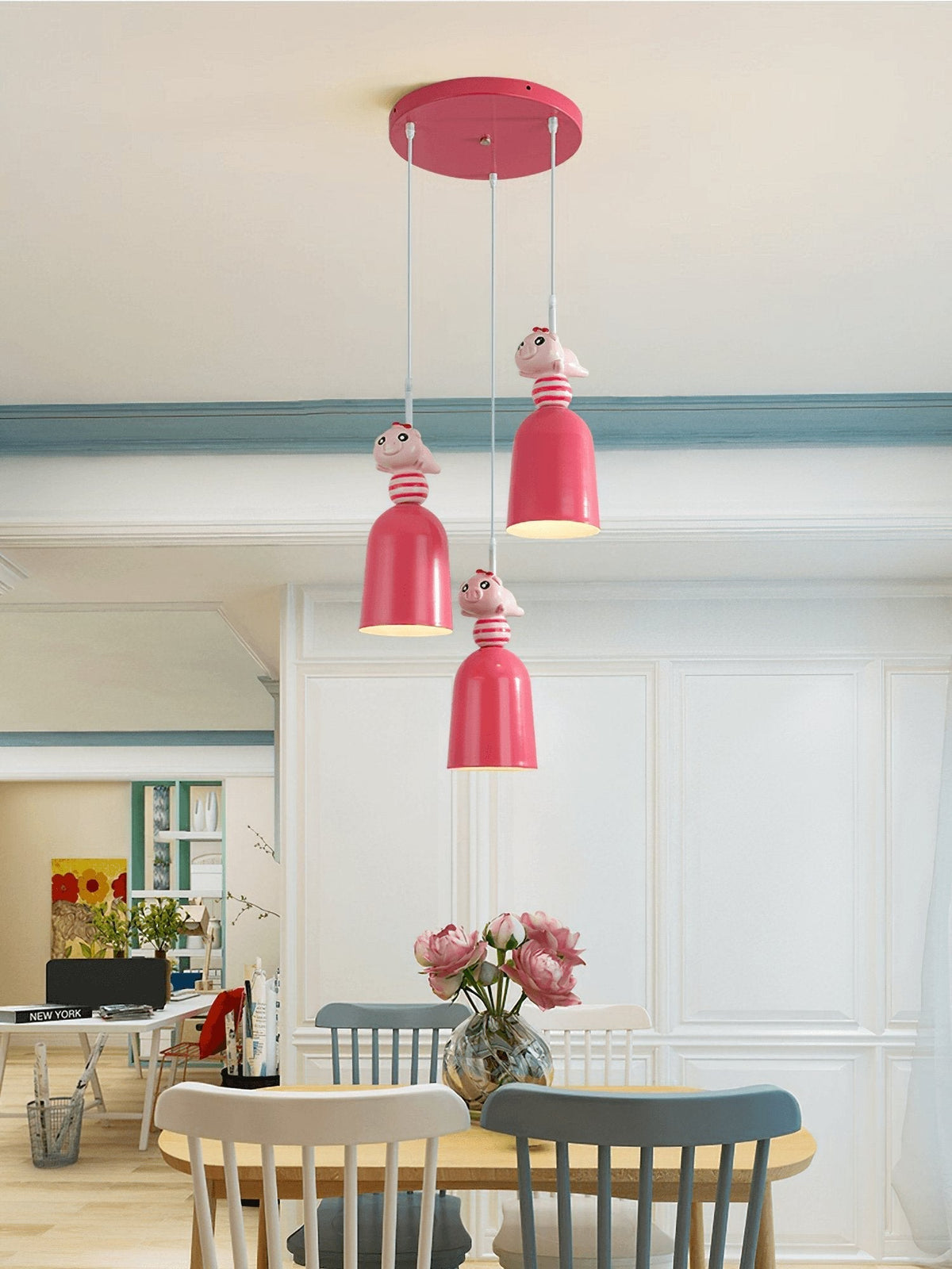 Keravelle Resin Pendant Light-Moonnatur