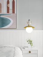 Keravelle Resin Pendant Light-Moonnatur