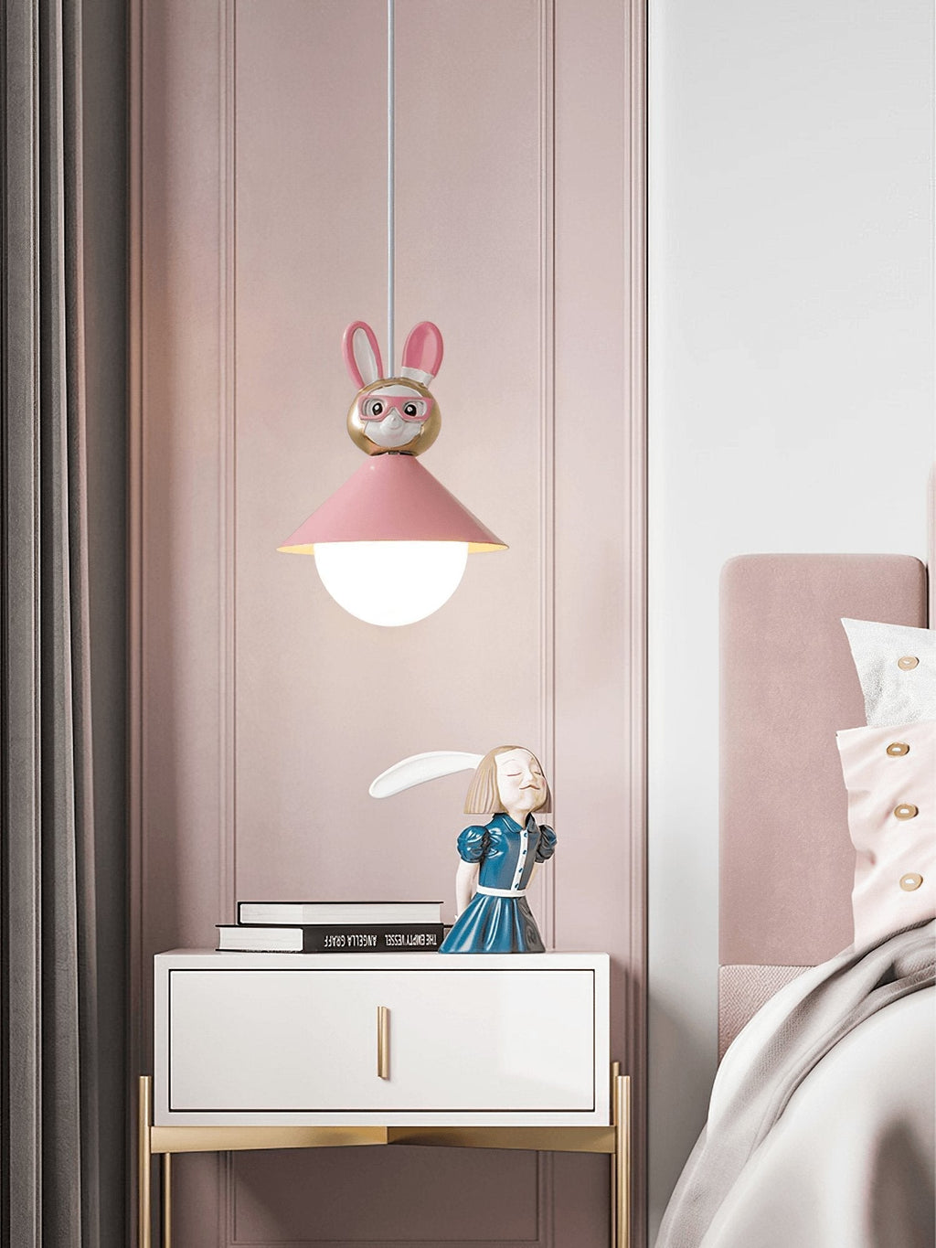Keravelle Resin Pendant Light-Moonnatur