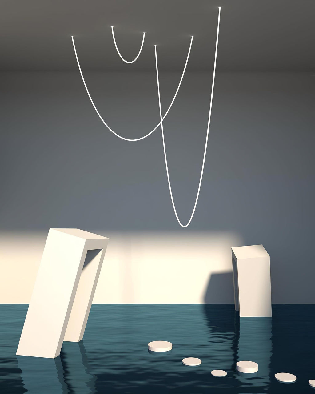 Auraleth Silicone Pendant Light-Moonnatur