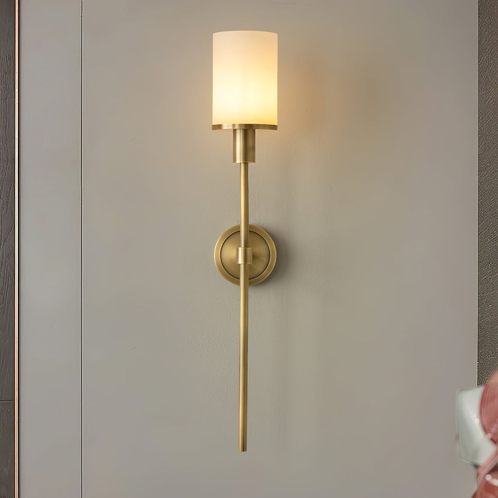 Calenella Alabaster Wall Light-Moonnatur