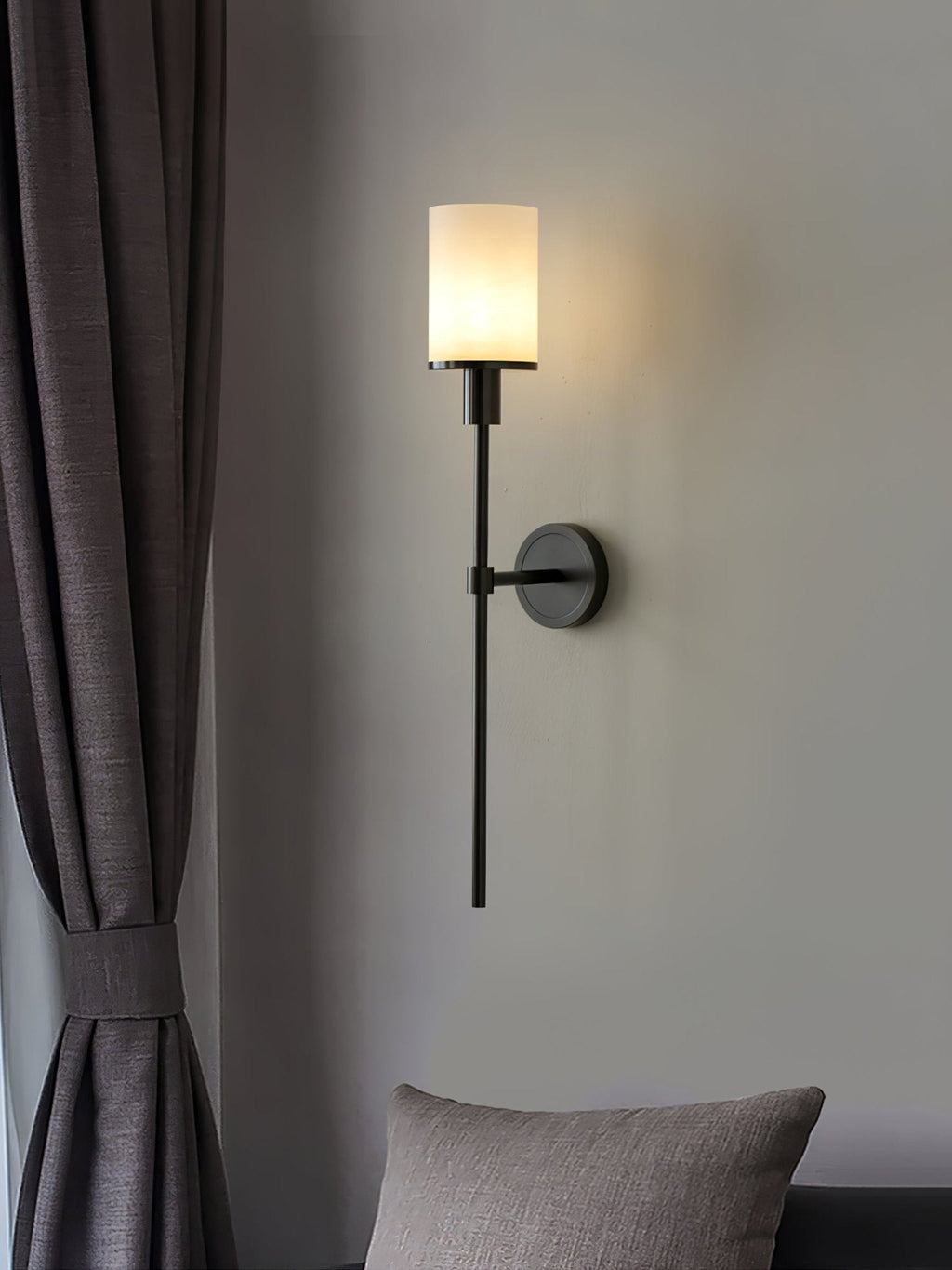 Calenella Alabaster Wall Light-Moonnatur