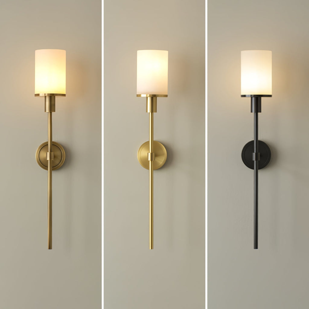 Calenella Alabaster Wall Light-Moonnatur