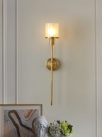 Calenella Alabaster Wall Light-Moonnatur