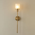Calenella Alabaster Wall Light-Moonnatur