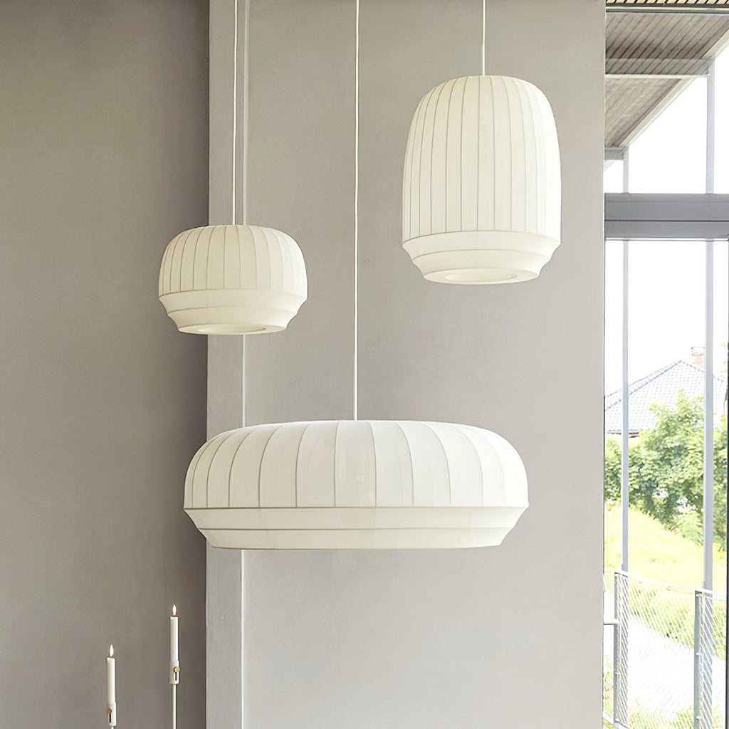 Avrenlark Silk Pendant Light-Moonnatur