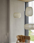 Avrenlark Silk Pendant Light-Moonnatur