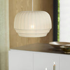 Avrenlark Silk Pendant Light-Moonnatur