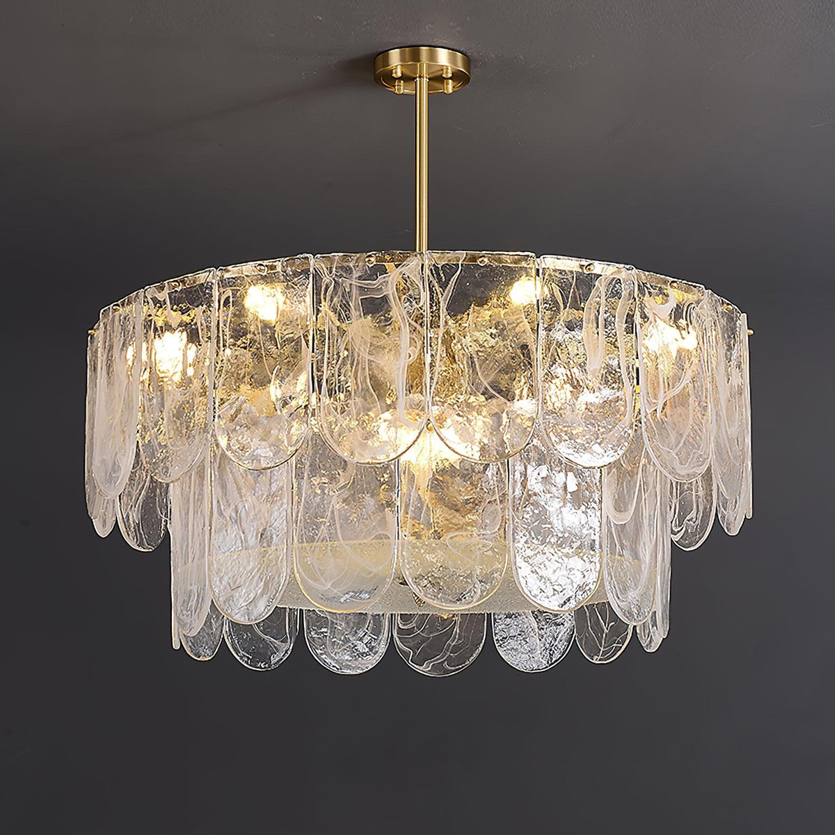 Myrenera Glass Chandelier-Moonnatur