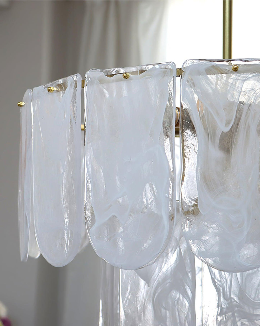 Myrenera Glass Chandelier-Moonnatur