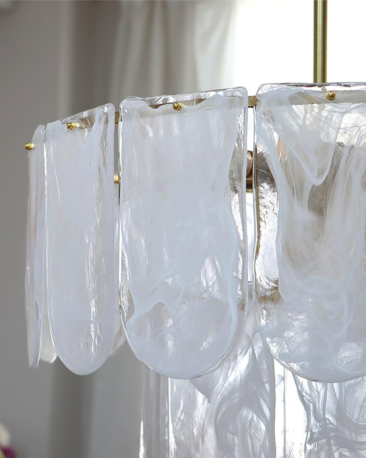 Myrenera Glass Chandelier-Moonnatur