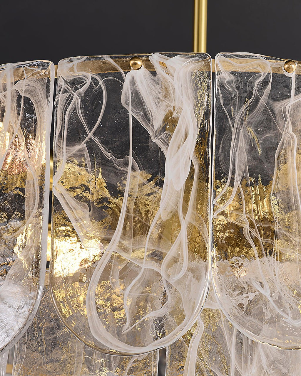 Myrenera Glass Chandelier-Moonnatur