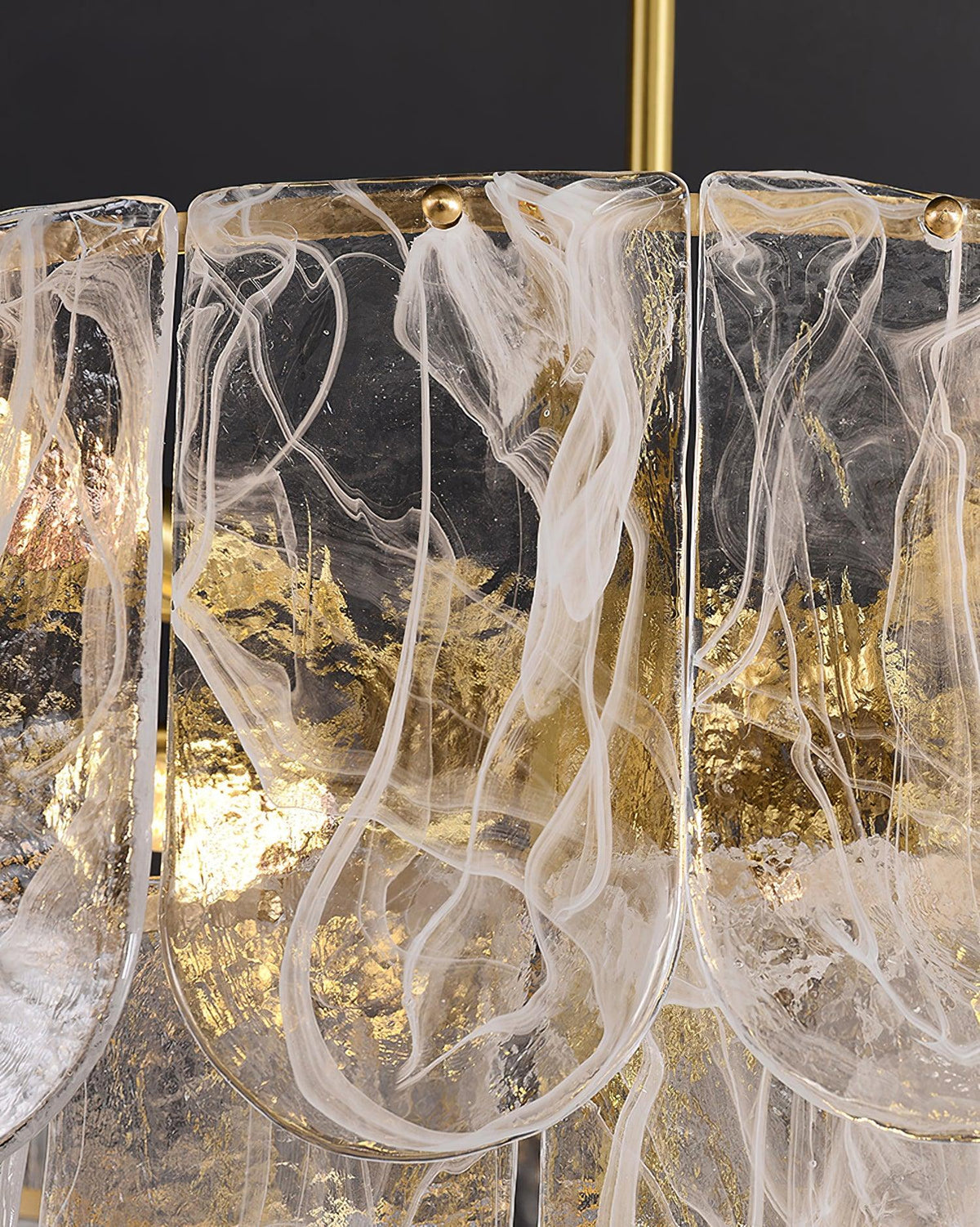 Myrenera Glass Chandelier-Moonnatur