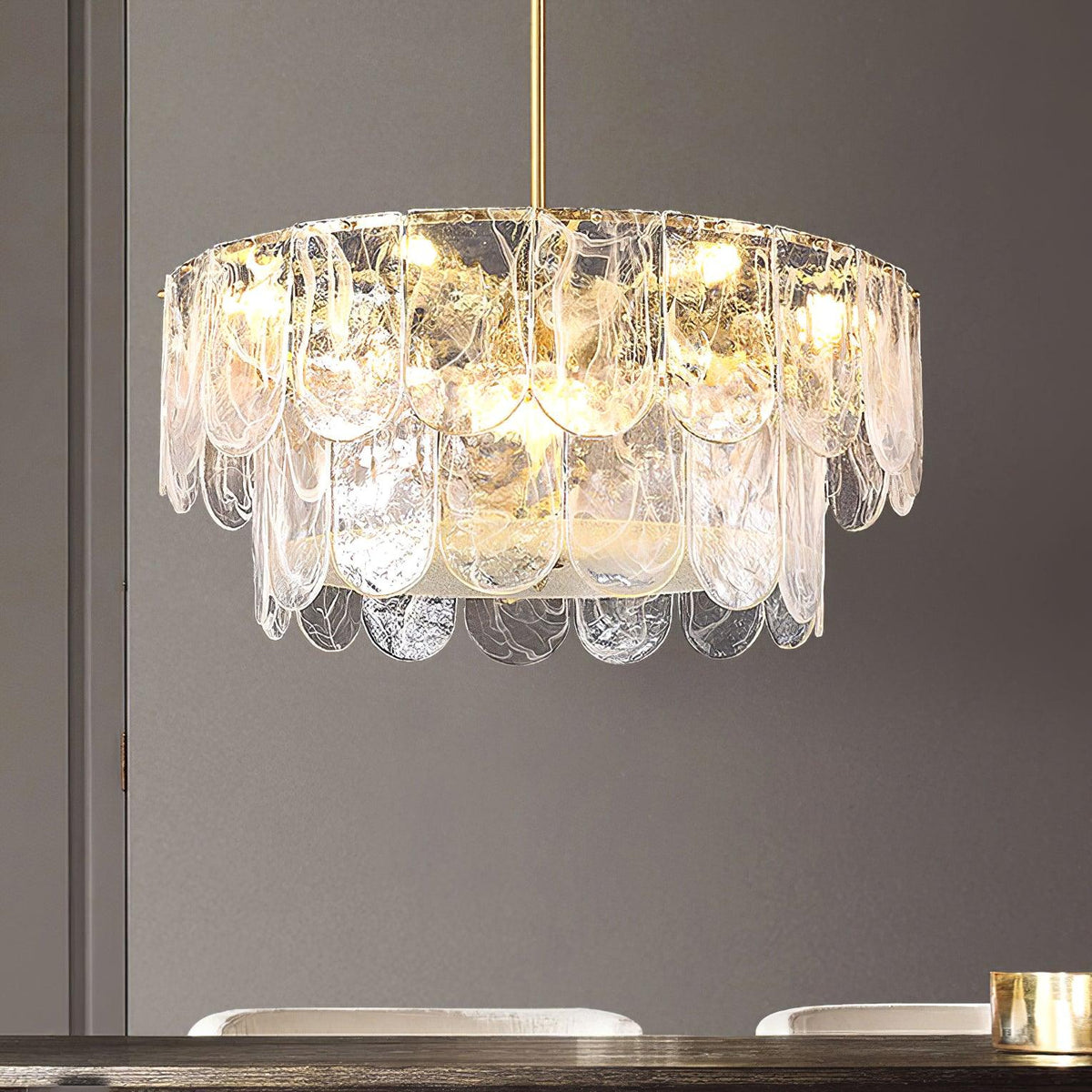 Myrenera Glass Chandelier-Moonnatur