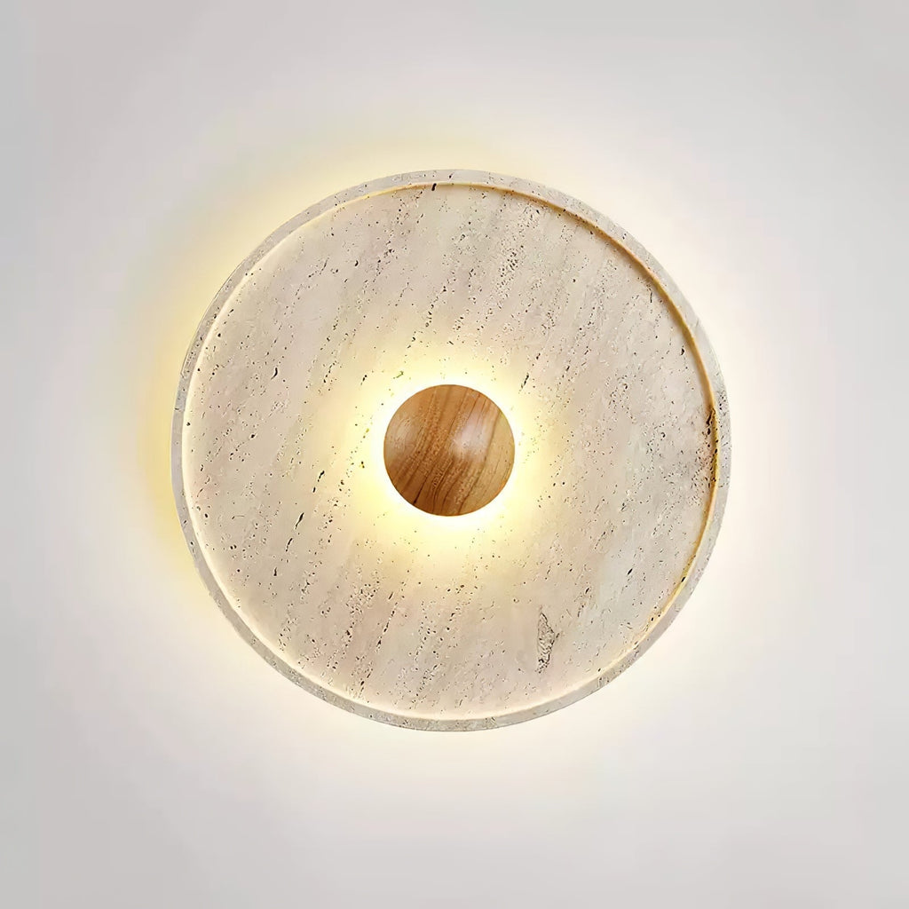 Woldenfern Travertine Ceiling Light-Moonnatur