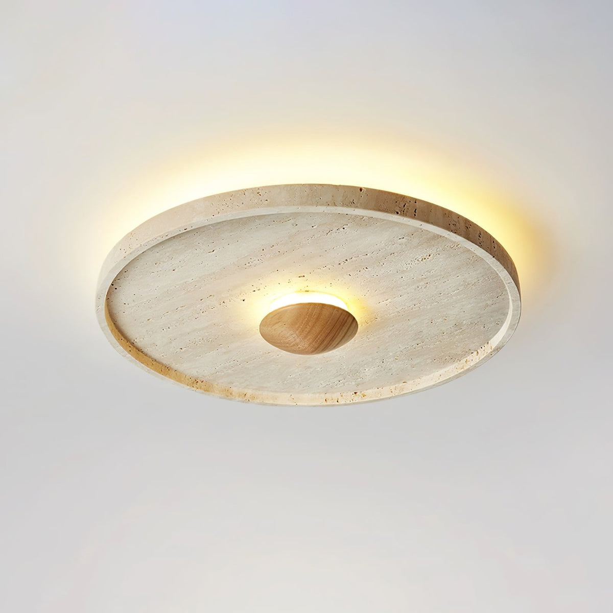 Woldenfern Travertine Ceiling Light-Moonnatur