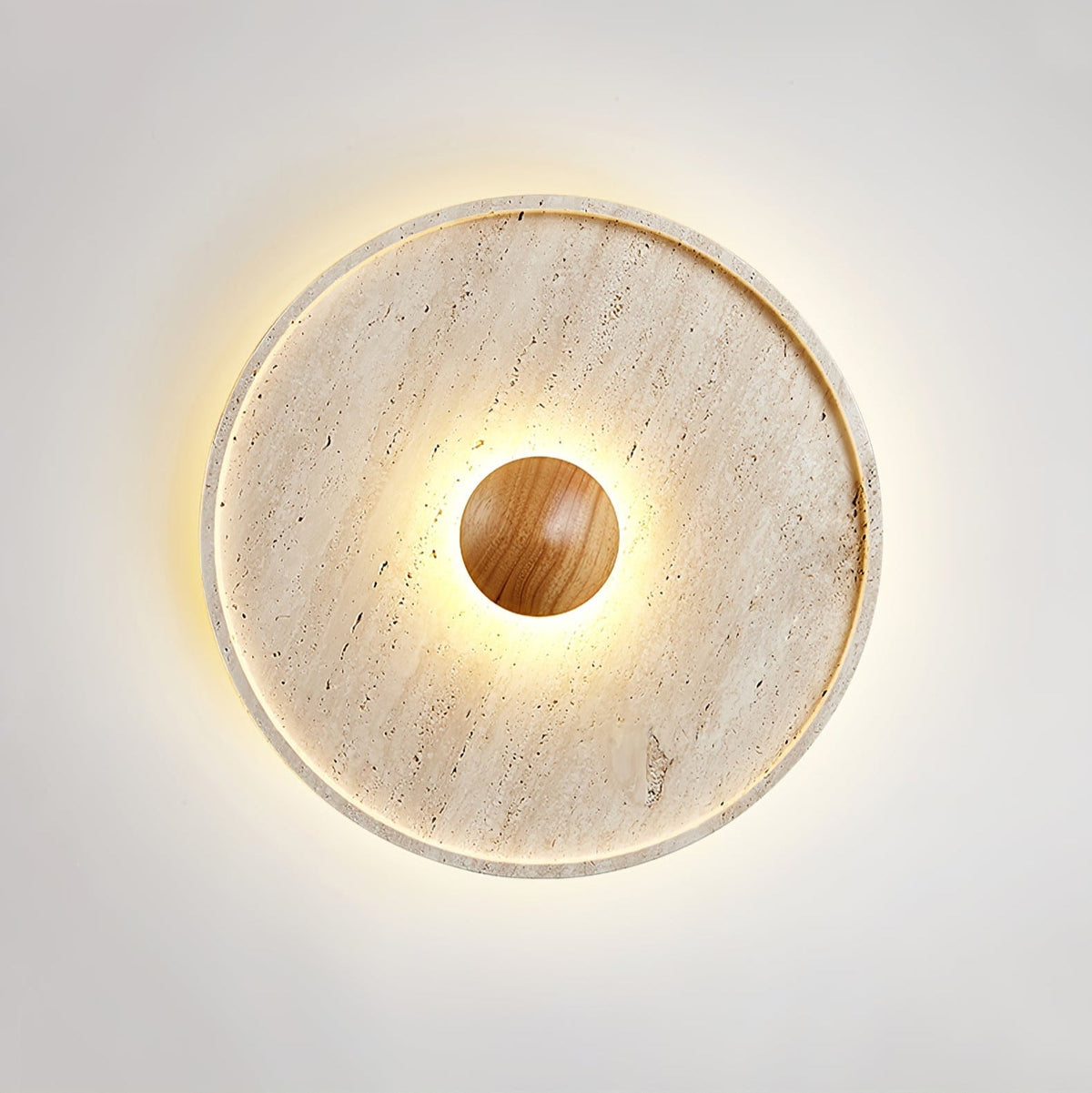 Woldenfern Travertine Ceiling Light-Moonnatur