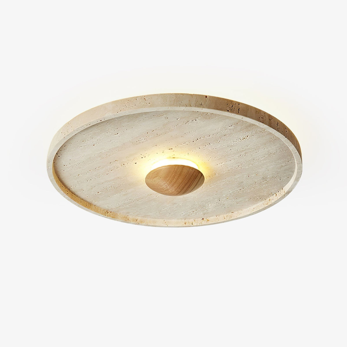 Woldenfern Travertine Ceiling Light-Moonnatur
