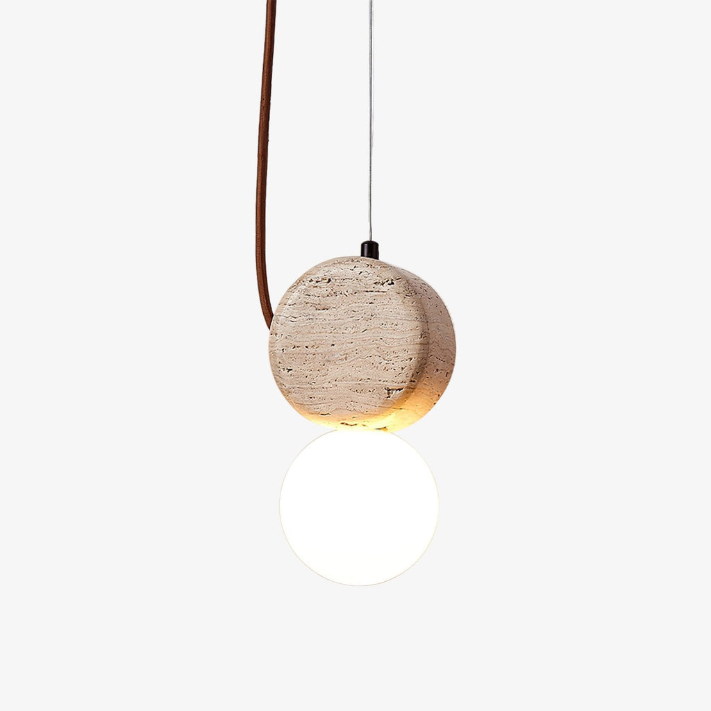 Morrelelia Travertine Pendant Light-Moonnatur