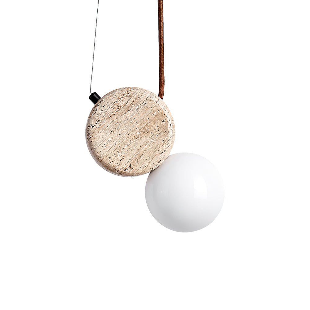 Morrelelia Travertine Pendant Light-Moonnatur