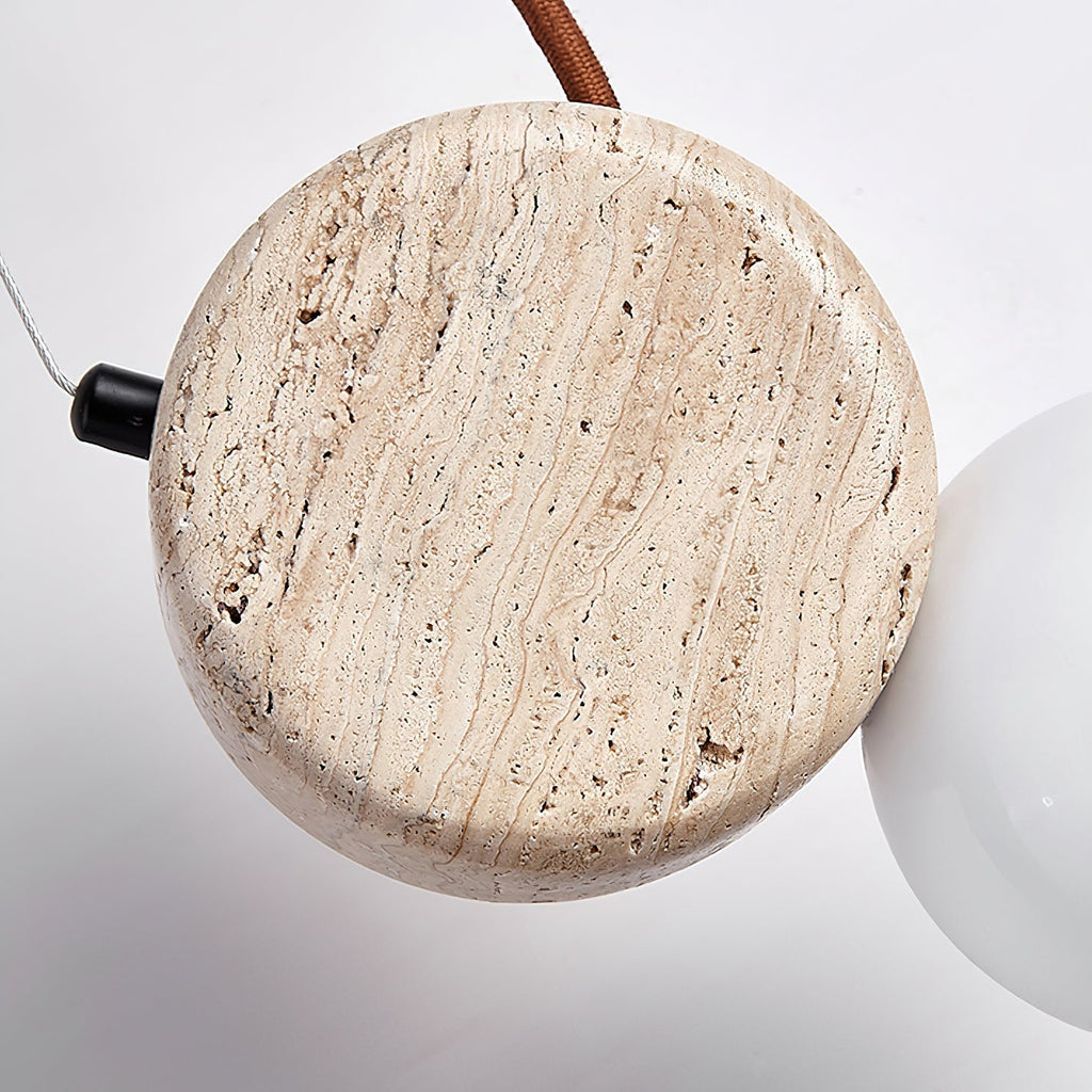 Morrelelia Travertine Pendant Light-Moonnatur