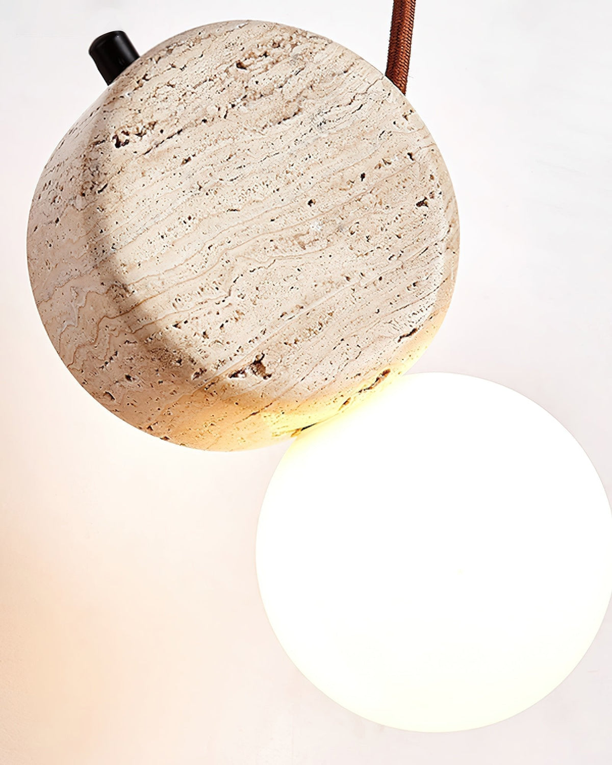Morrelelia Travertine Pendant Light-Moonnatur