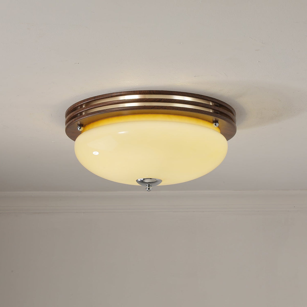 Salora Glass Ceiling Light-Moonnatur